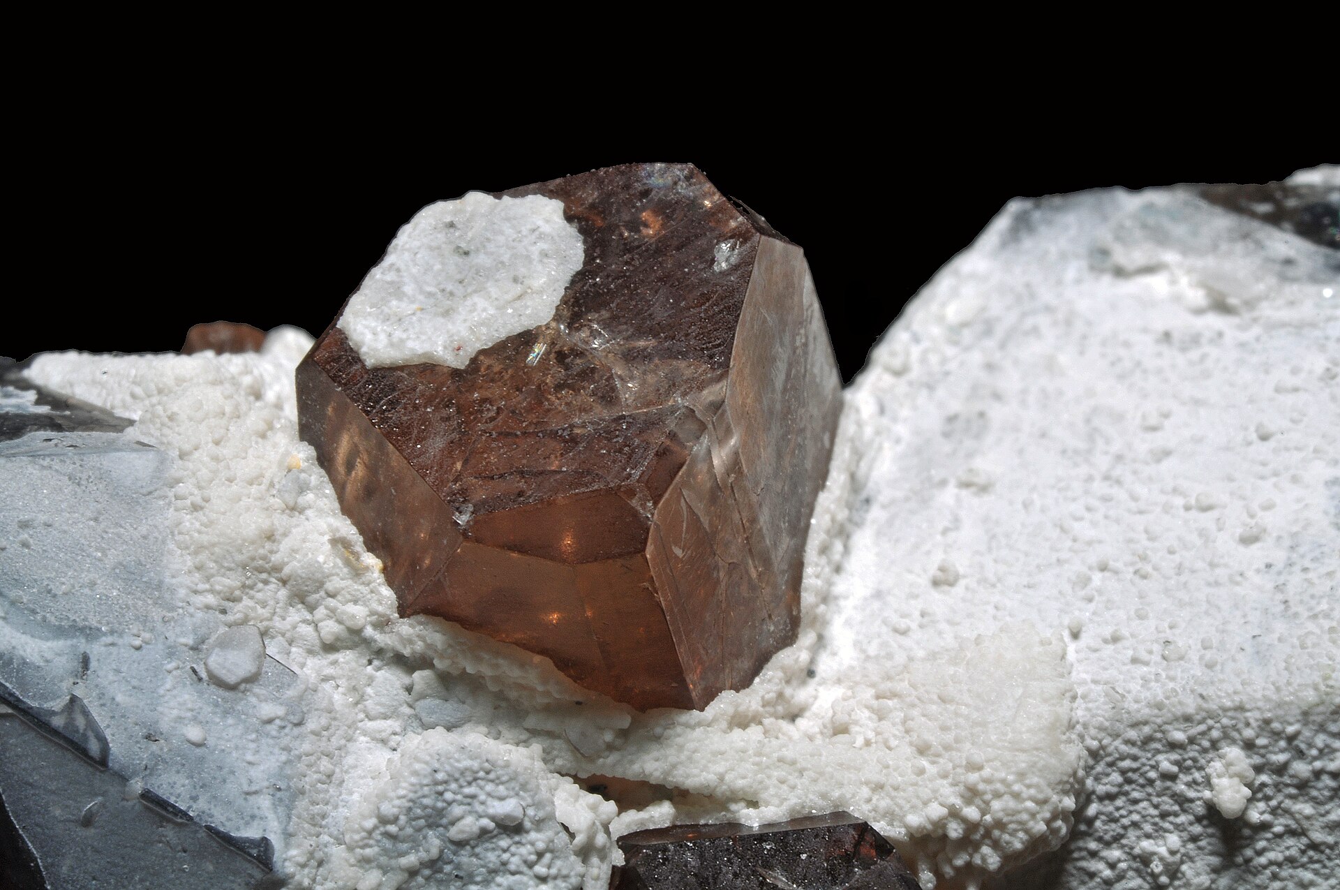 Blue topaz crystal — the state gem of Texas